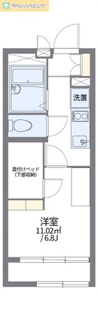 レオパレスウィズユーの物件間取画像